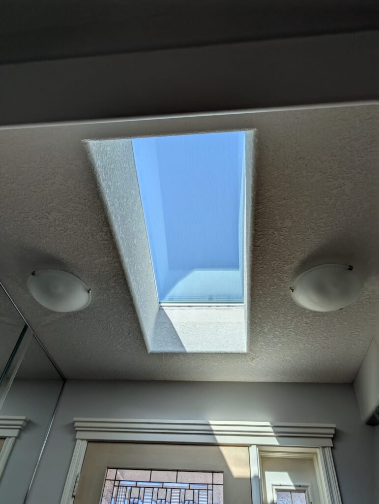 Skylight installed in a Calgary home ceiling